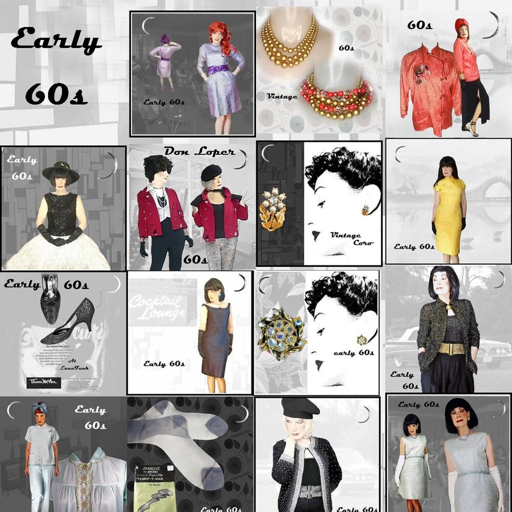 Vintage Little Black Lace Sheath Long Sleeve Cocktail Dress ~ VFG ~OOAK - Picture 10 of 13